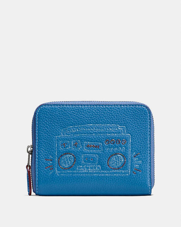 COACH® | Coach X Keith Haring Small Zip Around Wallet