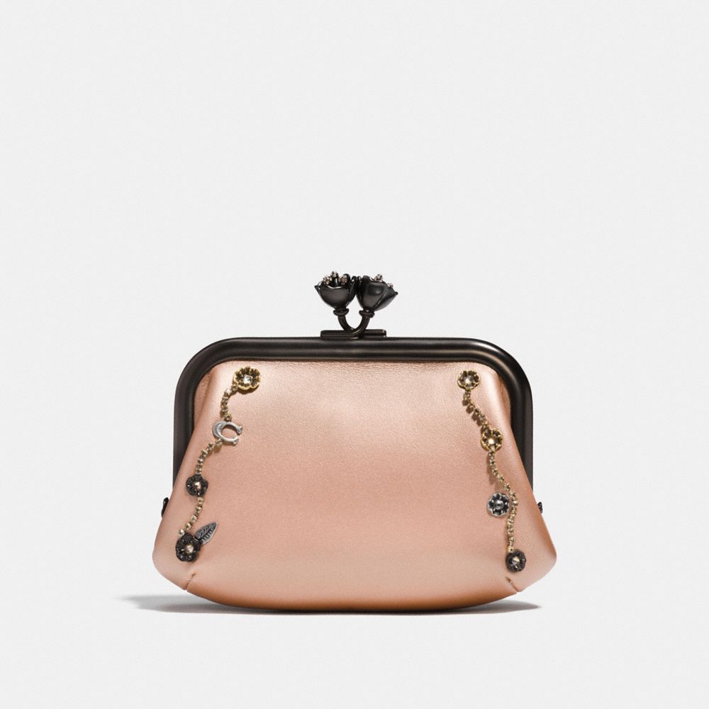 COACH Kisslock Coin Purse in Pink