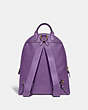COACH®,CARRIE BACKPACK 23,Leather,Medium,Brass/Bright Violet,Back View