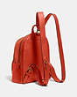 COACH®,CARRIE BACKPACK 23,Leather,Medium,Brass/Mango,Angle View