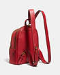 COACH®,CARRIE BACKPACK 23,Leather,Medium,Brass/Red Apple,Angle View