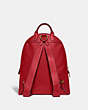 COACH®,CARRIE BACKPACK 23,Leather,Medium,Brass/Red Apple,Back View