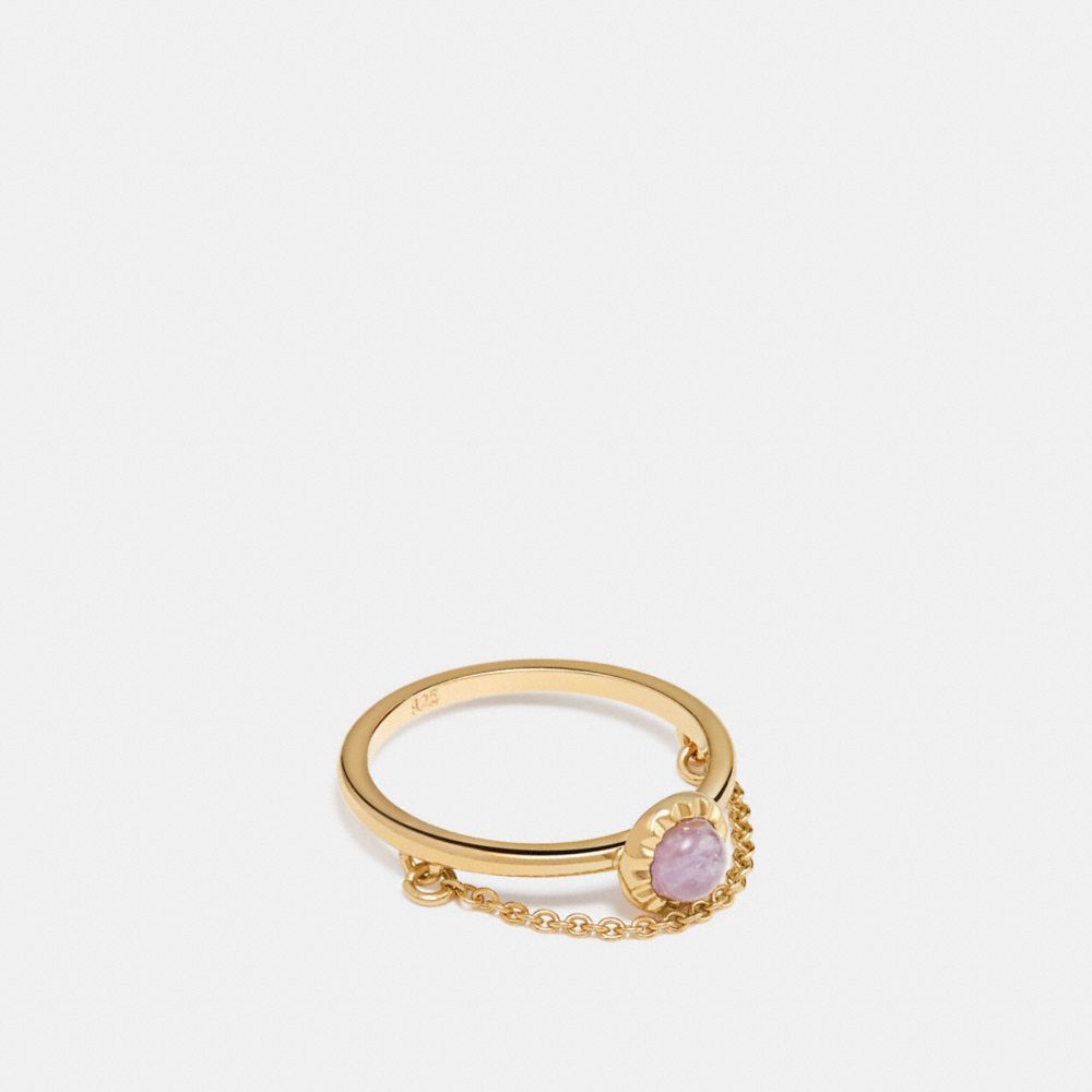 Demi Fine Sunburst Chain Ring