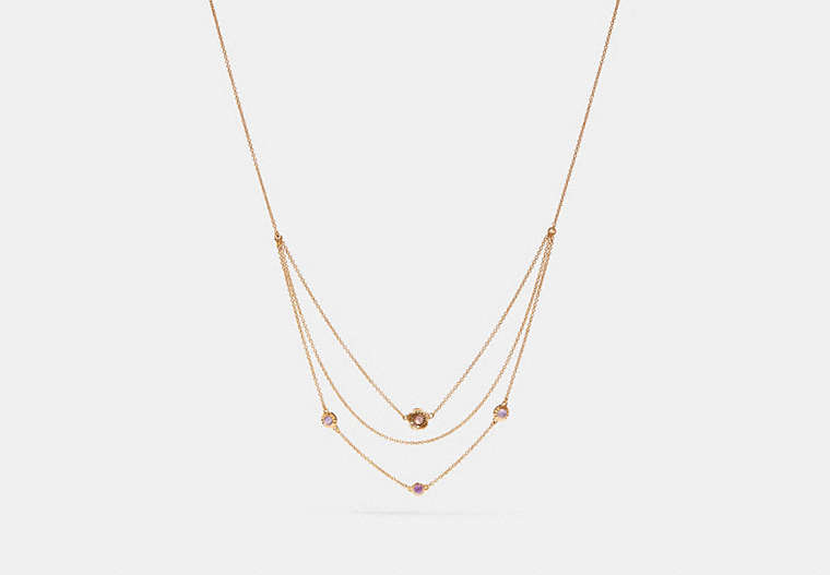 Demi Fine Sunburst Layered Chain Necklace
