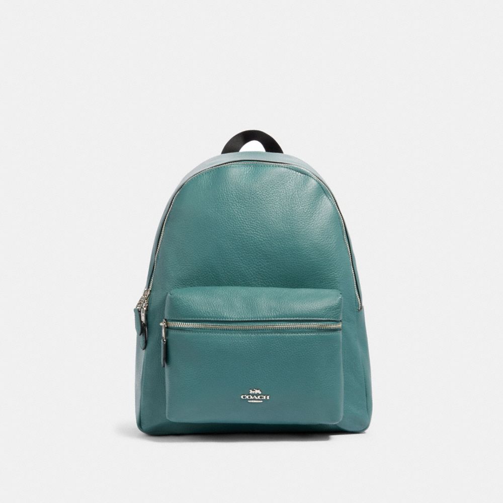 Coach pebble leather mini cheap charlie backpack