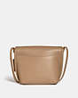 COACH®,TURNLOCK POUCH,Leather,Small,Brass/Pink Sand,Back View