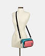 Court Crossbody In Colorblock Signature Nylon With Coach Patch