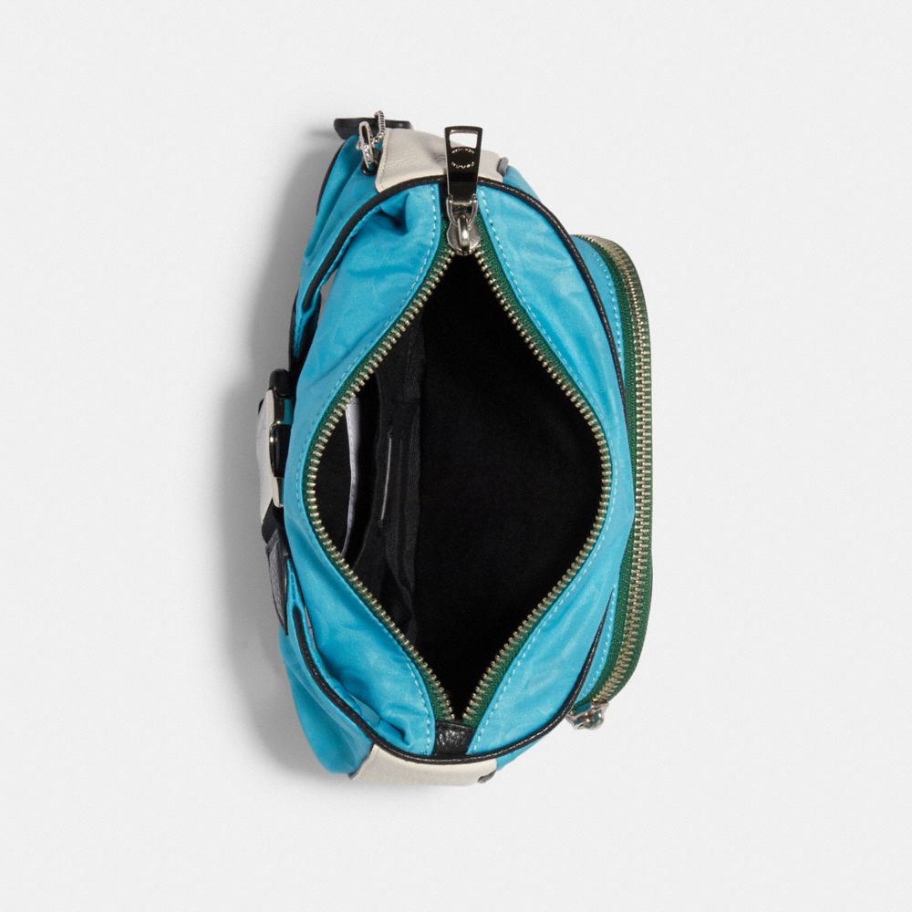 COACH®,Court Belt Bag In Colorblock Signature Nylon,,Inside View,Top View