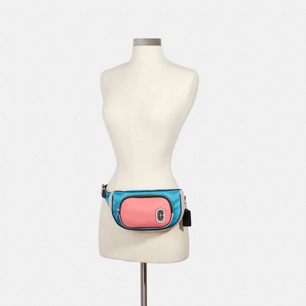 COACH®,Court Belt Bag In Colorblock Signature Nylon,,Alternate View