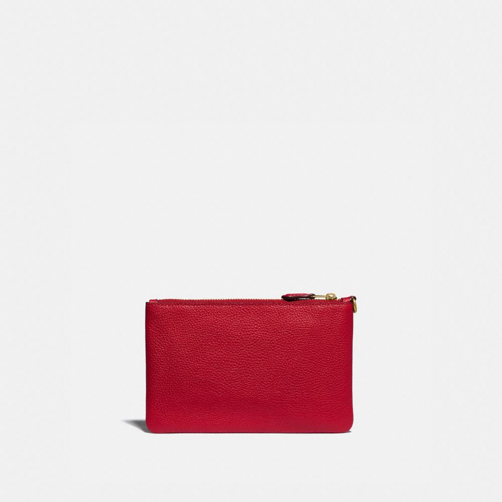 Small red coach discount wallet