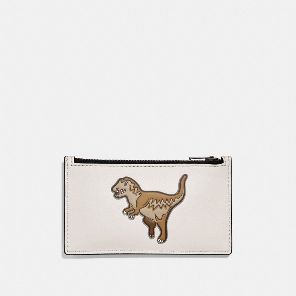 COACH®: Zip Card Case With Mascot