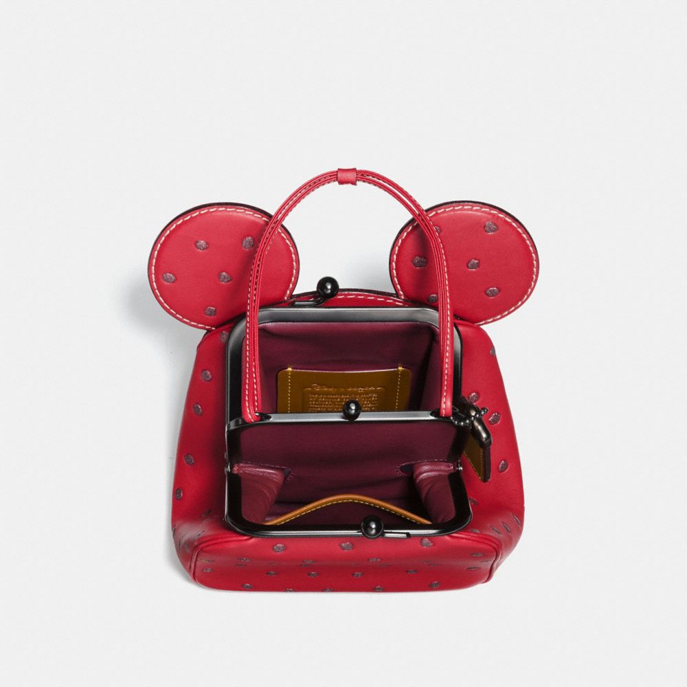 Minnie Mouse Kisslock Bag COACH