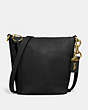 COACH®,DUFFLE 20,Leather,Small,Brass/Black,Front View
