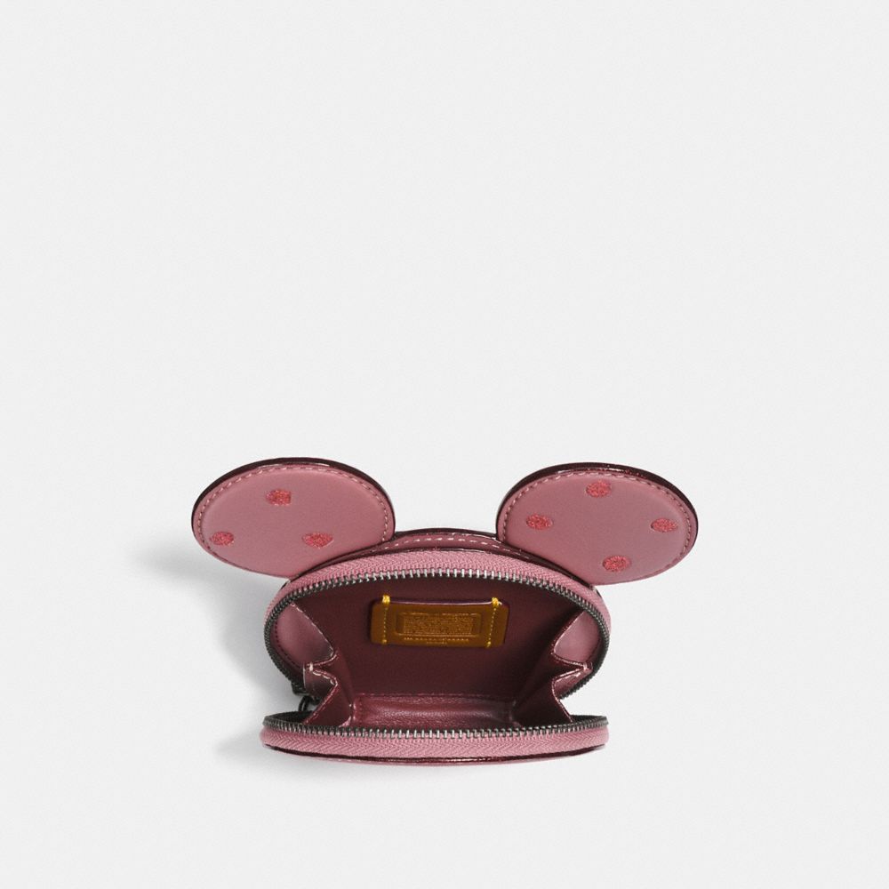COACH®,Minnie Mouse Coin Case,,Inside View,Top View