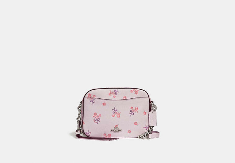Camera Bag With Floral Bow Print