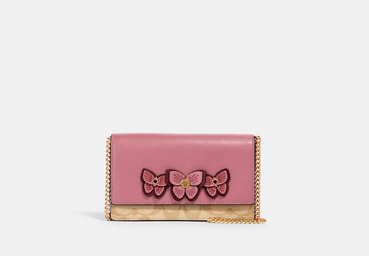 Flap Belt Bag In Signature Canvas With Butterfly Applique