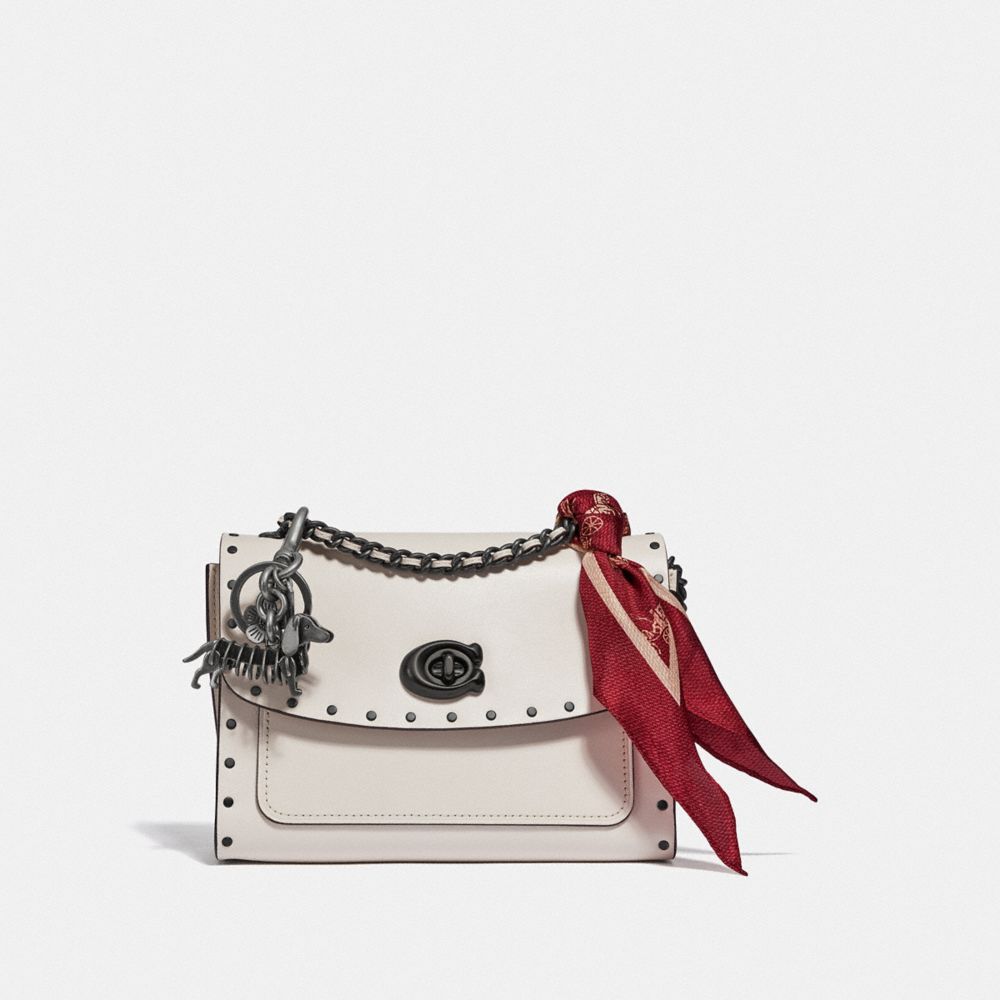 COACH®,Parker 18 With Rivets,,Angle View