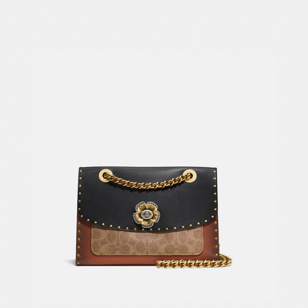 Coach parker store rivet bag