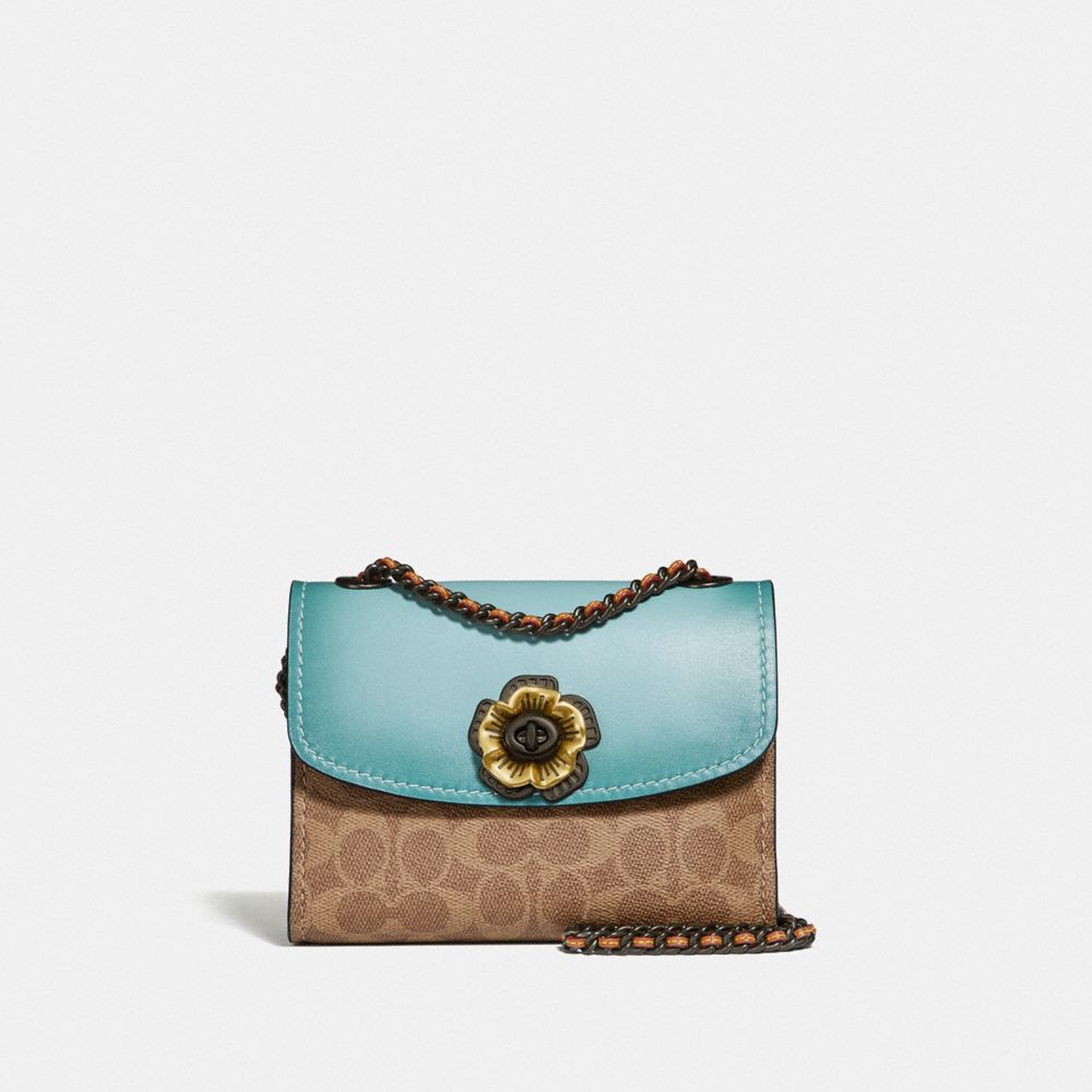 Coach parker 18 2025 signature crossbody