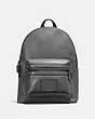 COACH®,ACADEMY BACKPACK,Leather,X-Large,Light Antique Nickel/Heather Grey,Front View