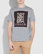 COACH®,COACH X KEITH HARING T-SHIRT,cotton,HEATHER GREY,Scale View