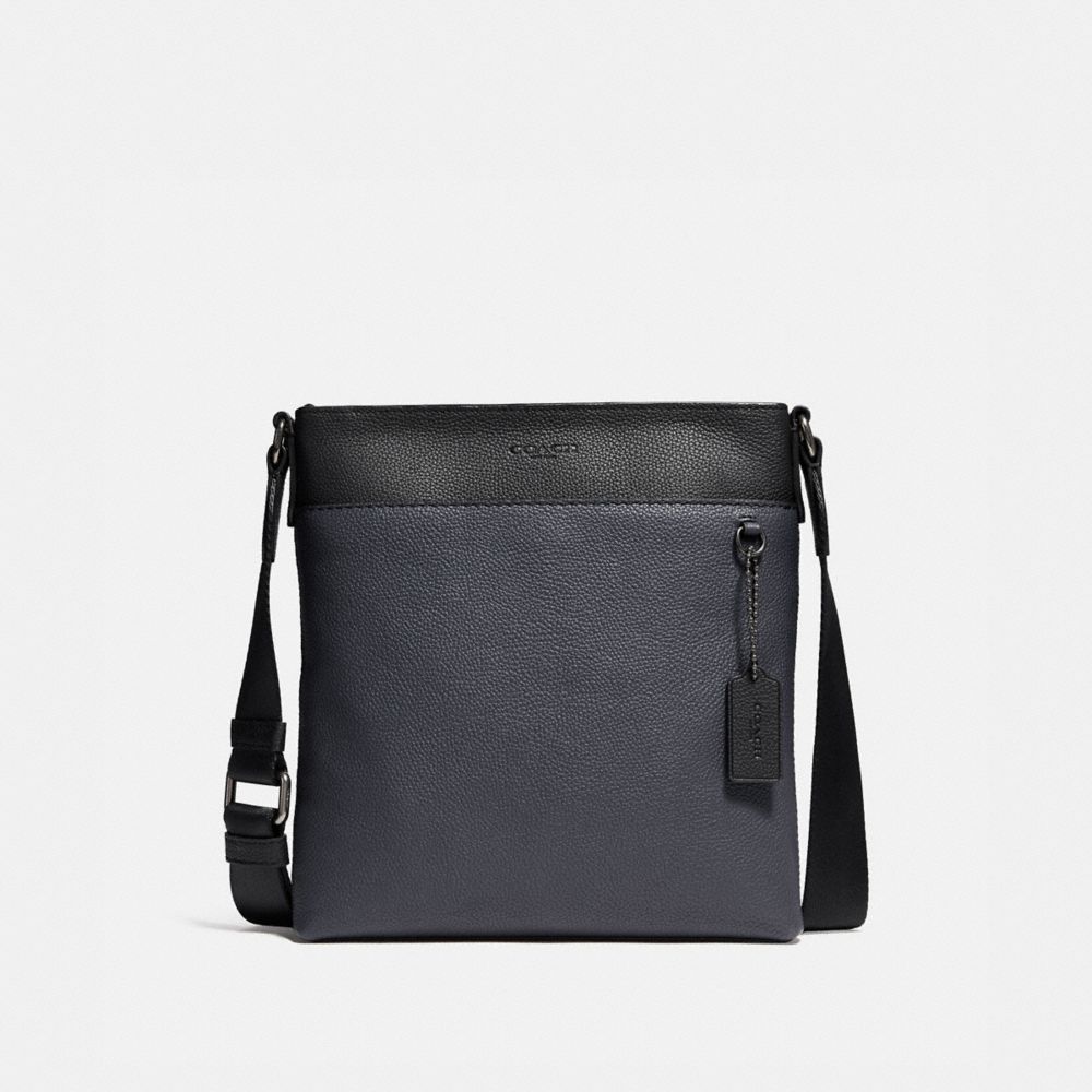 Metropolitan slim messenger outlet in signature canvas