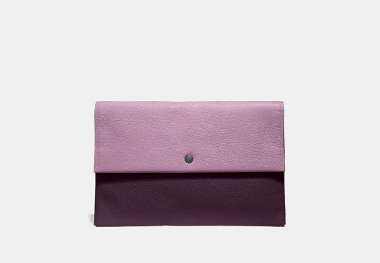 Large Envelope Pouch In Colorblock
