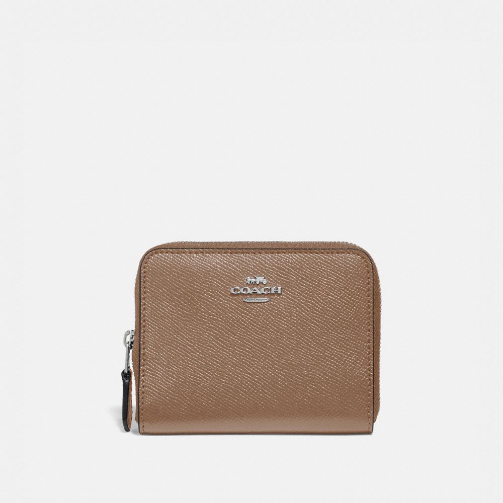 COACH®,Small Zip Around Wallet,,Front View
