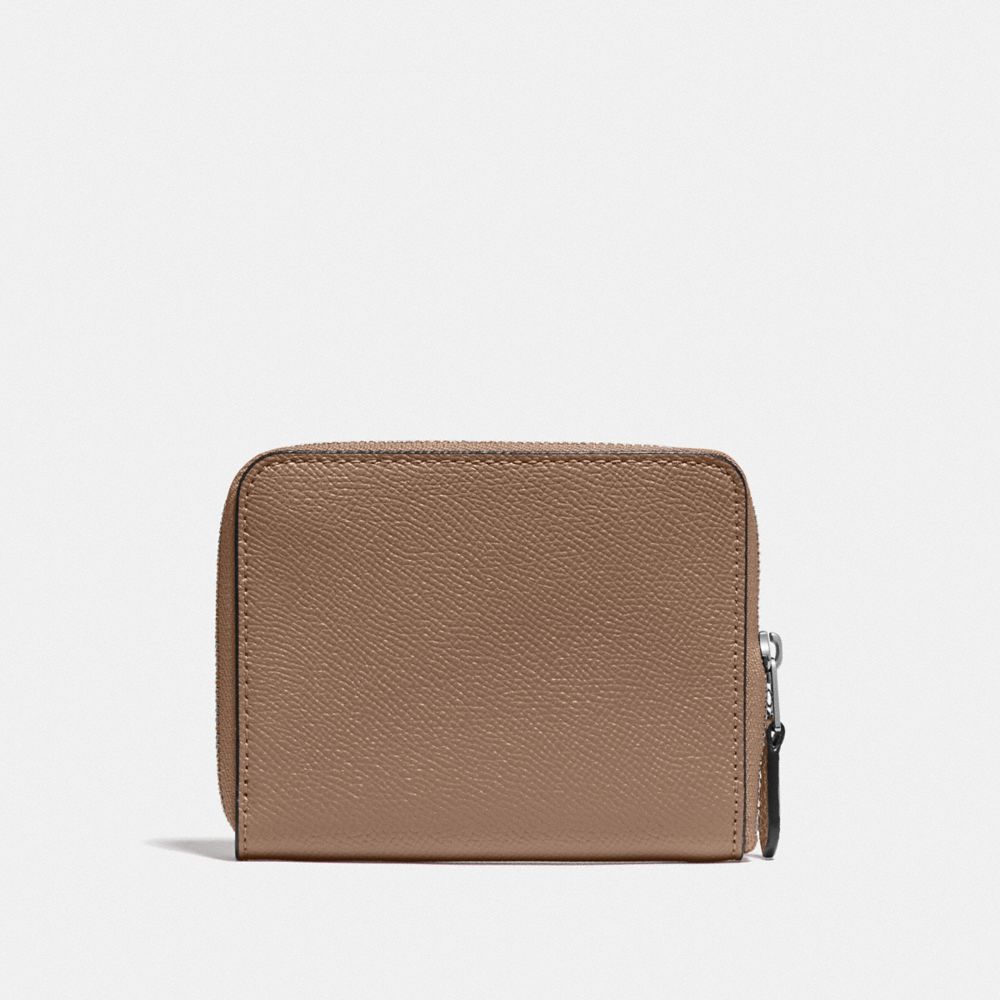 COACH®,Small Zip Around Wallet,,Back View