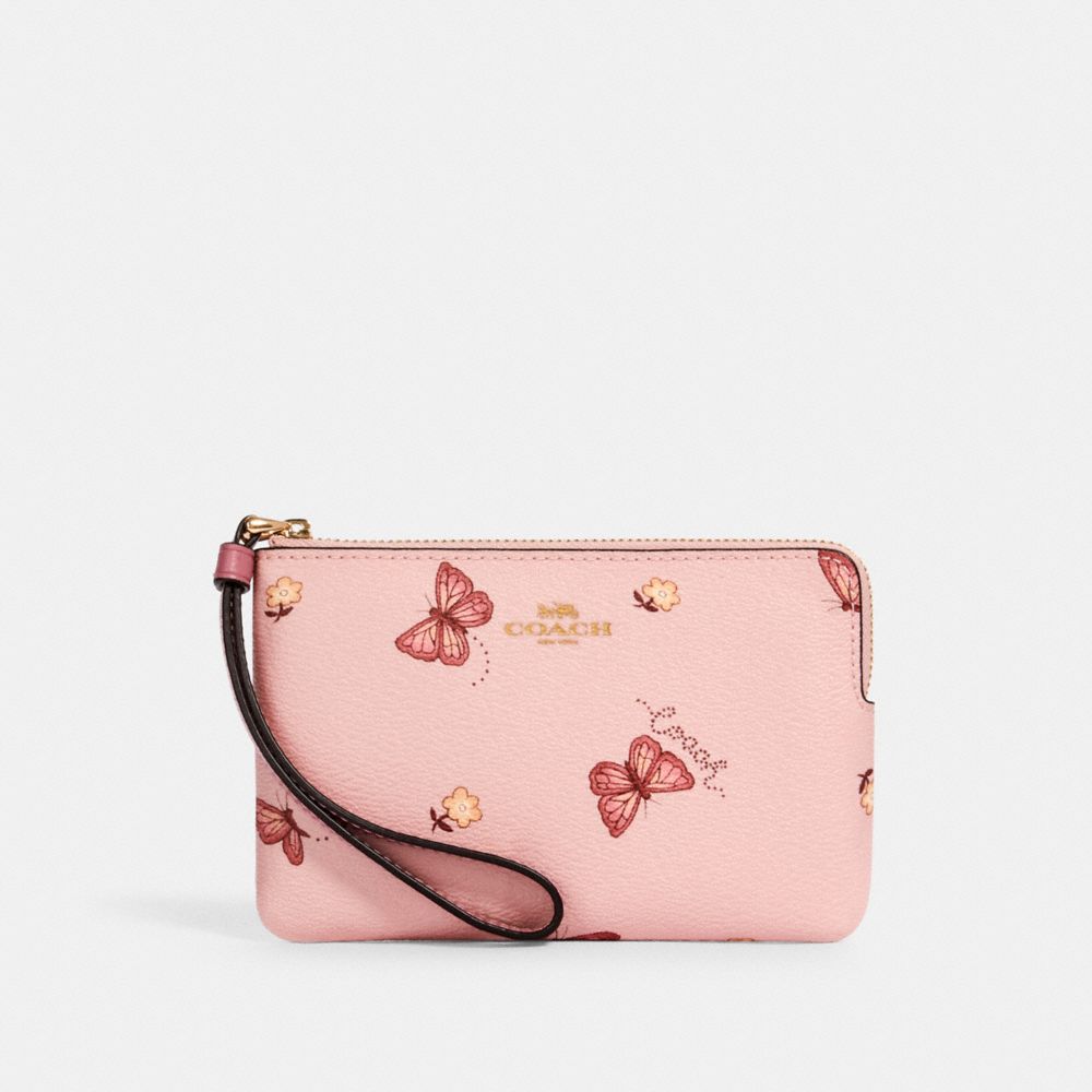 Pink wristlet hot sale