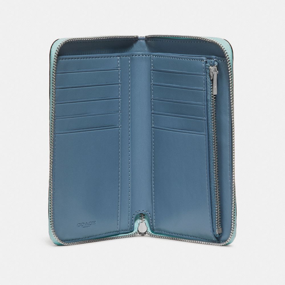 COACH® Outlet | Medium Zip Around Wallet With Western Heart