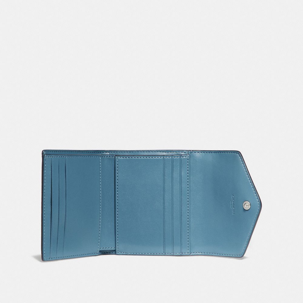 Small Wallet With Western Heart Print