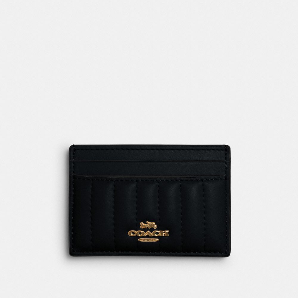 Black Card case with logo Coach - Vitkac Canada