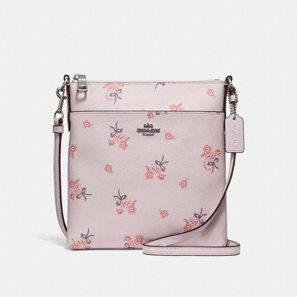 Kitt Messenger Crossbody With Floral Bow Print COACH