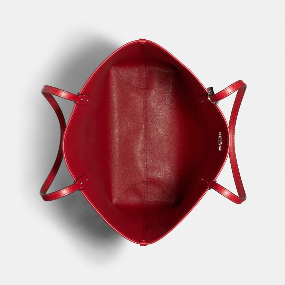 Reversible City Tote With Ladybug Print