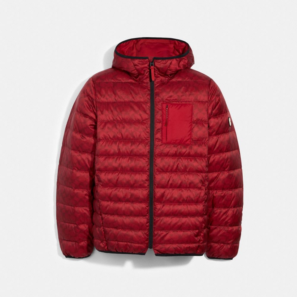 Coach store down jacket