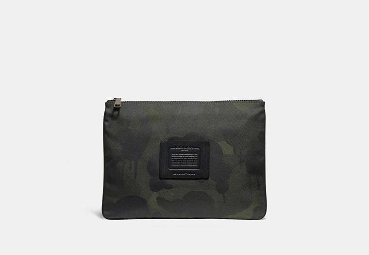 Large Multifunctional Pouch With Camo Print