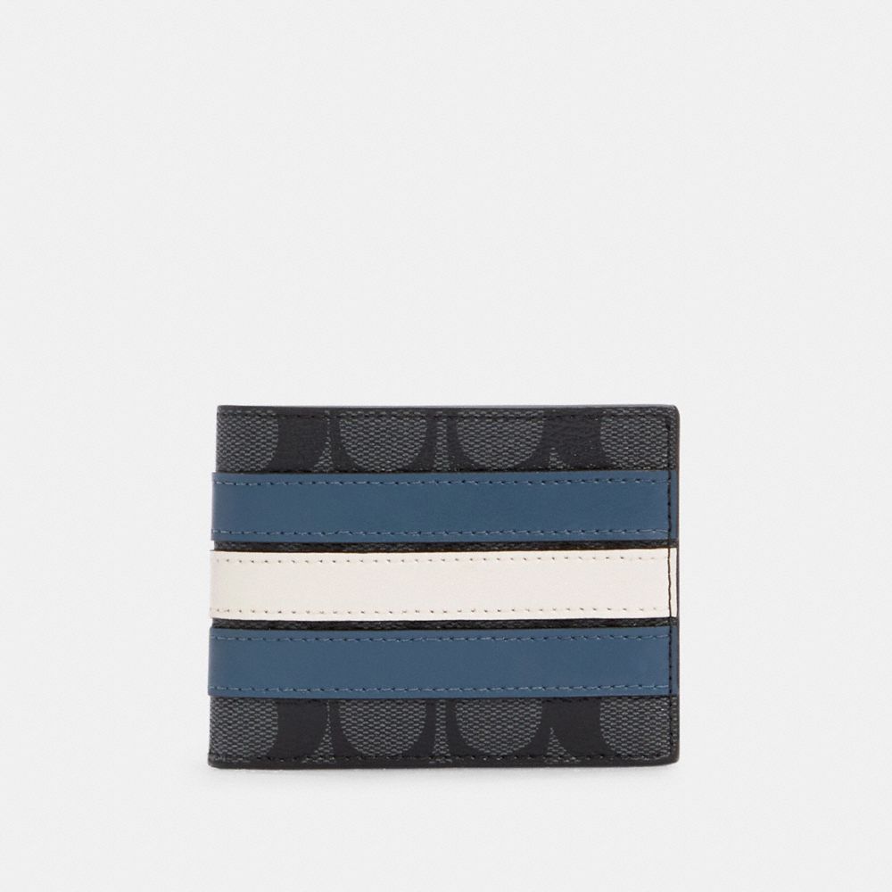 COACH®  Slim Billfold Wallet In Signature Leather