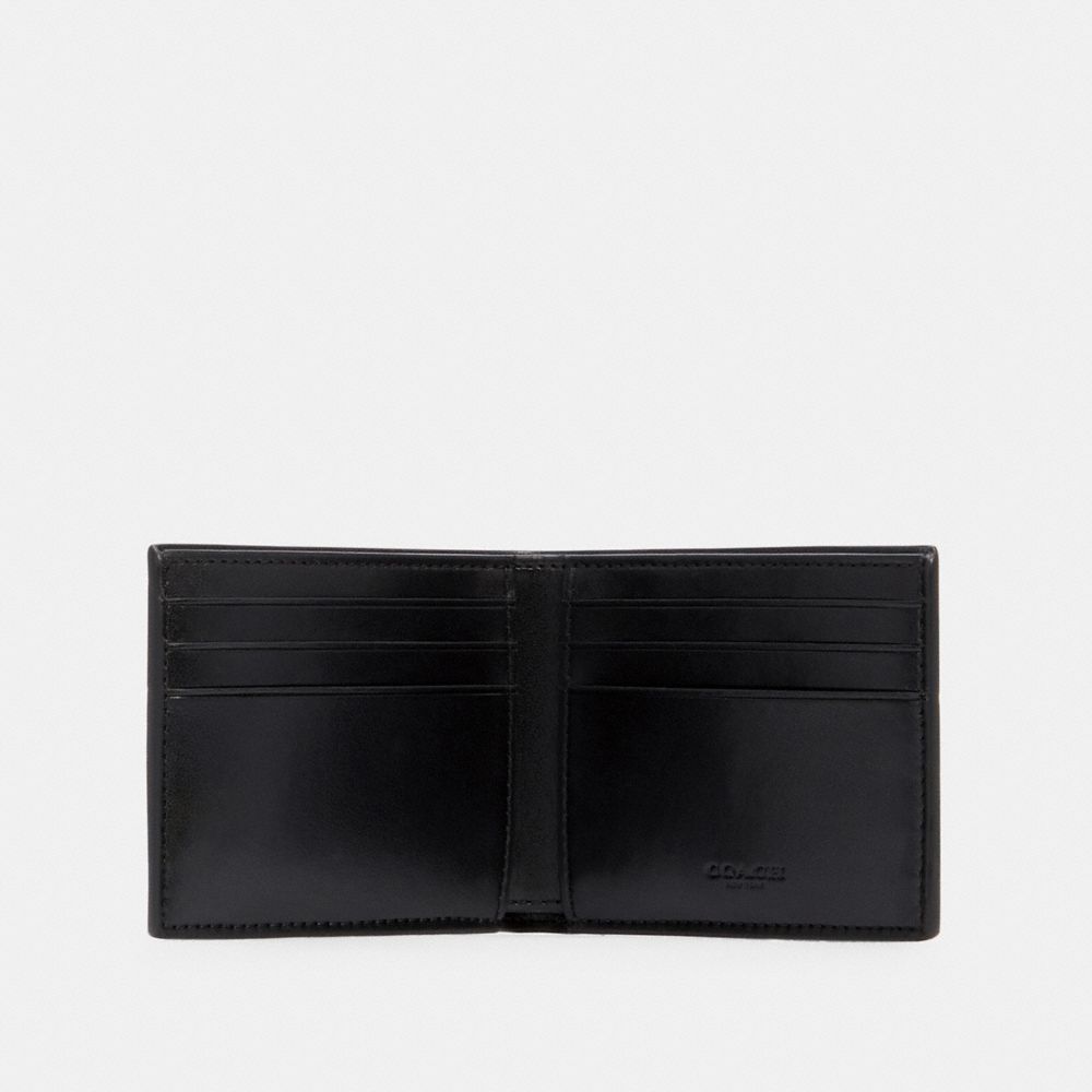 COACH® Outlet  Slim Billfold Wallet In Signature Canvas With Varsity Stripe