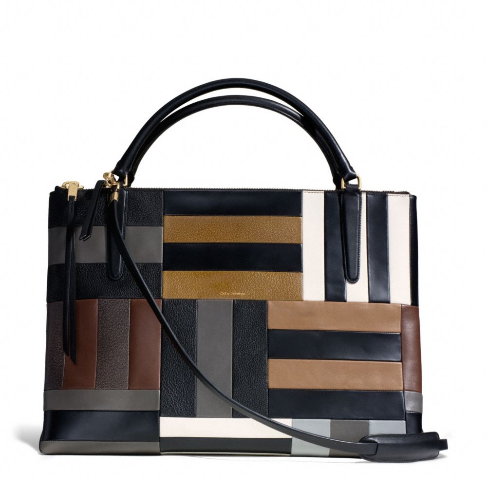 The Large Borough Bag In Patchwork Leather