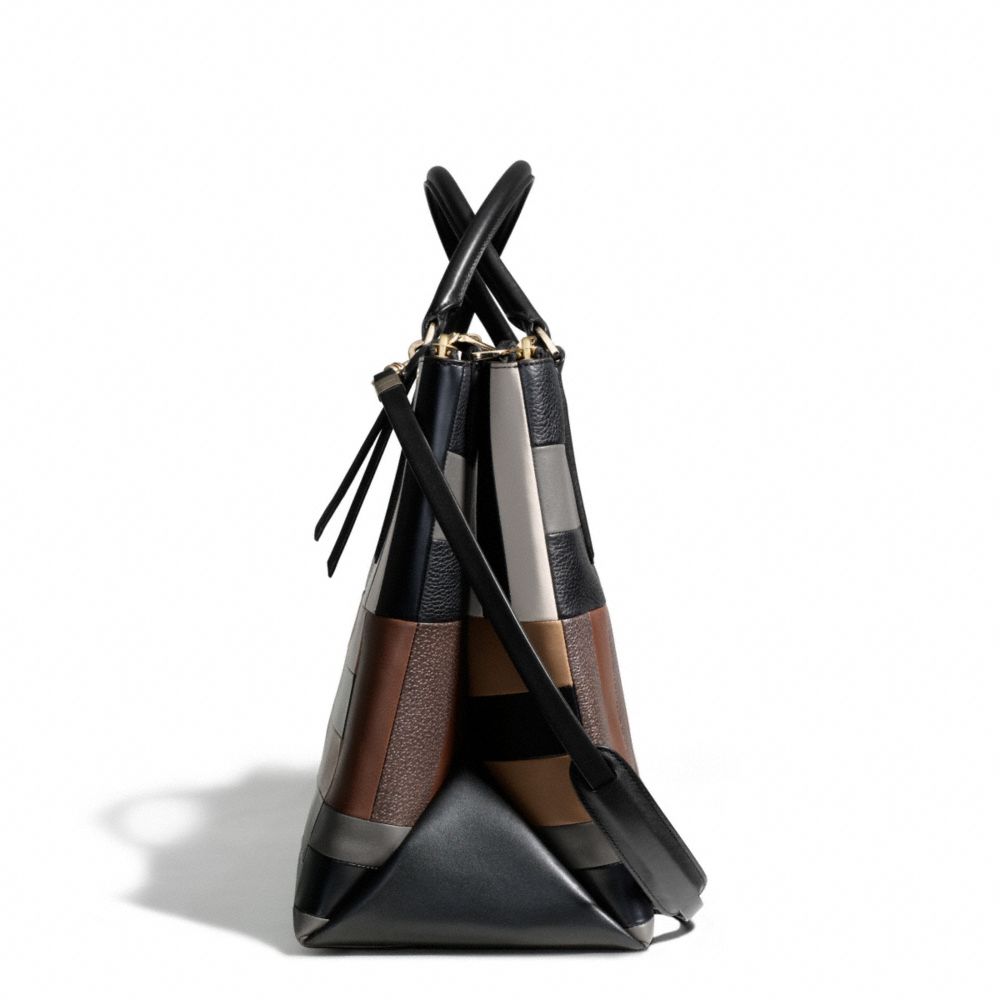 The Large Borough Bag In Patchwork Leather