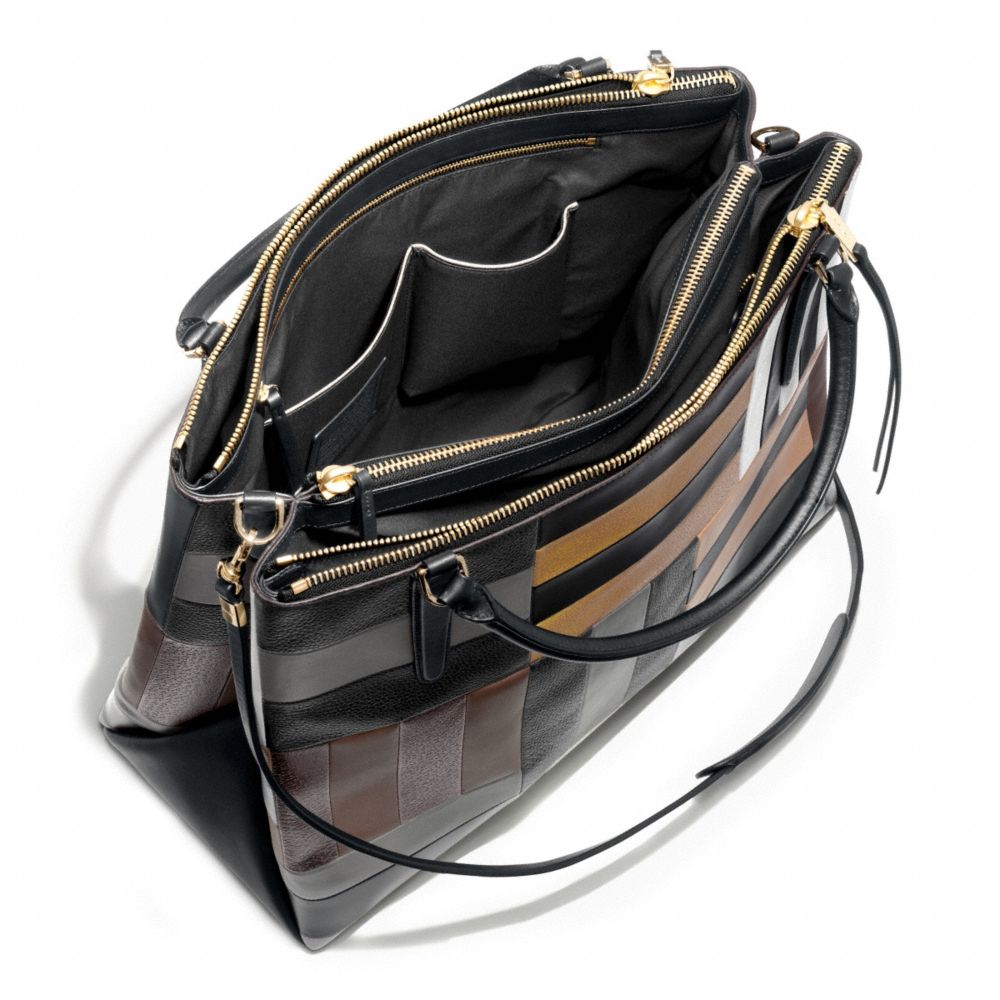 The Large Borough Bag In Patchwork Leather