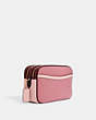 COACH®,JES CROSSBODY IN COLORBLOCK,Leather,Gold/Rose Multi,Angle View