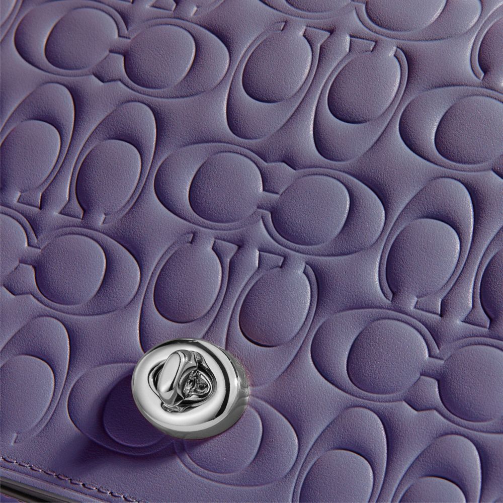 COACH®,Dinky In Signature Leather,,Closer View