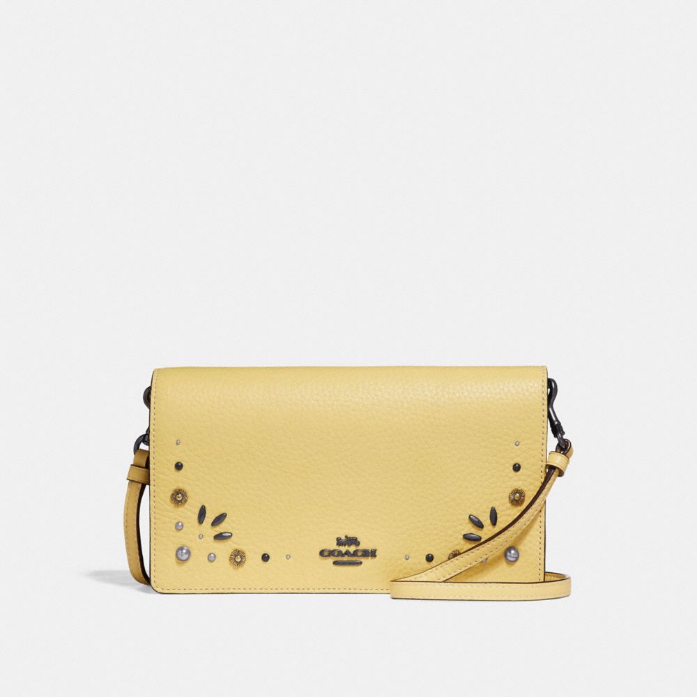 COACH® | Hayden Foldover Crossbody Clutch With Prairie Rivets Detail