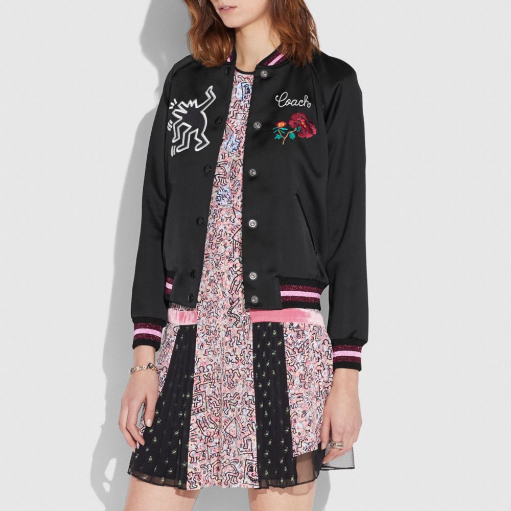 Keith haring cheap varsity jacket