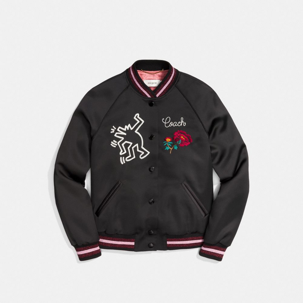 Keith haring 2024 varsity jacket