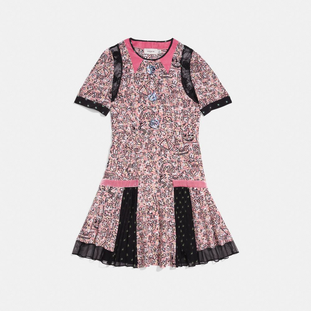 Coach X Keith Haring Pleated Dress