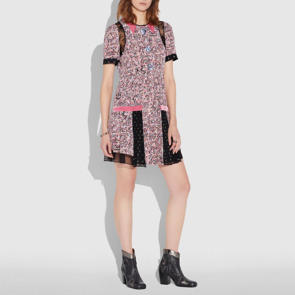 Coach X Keith Haring Pleated Dress