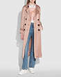 COACH®,SOFT TRENCH,Polyester,PINK,Scale View